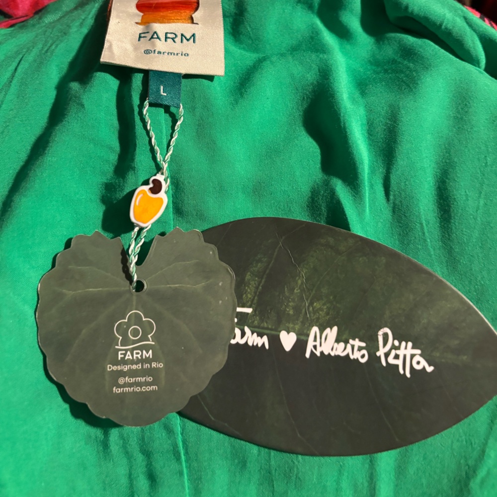 NWT Farm Rio Pitta linen blazer - Picture 7 of 8